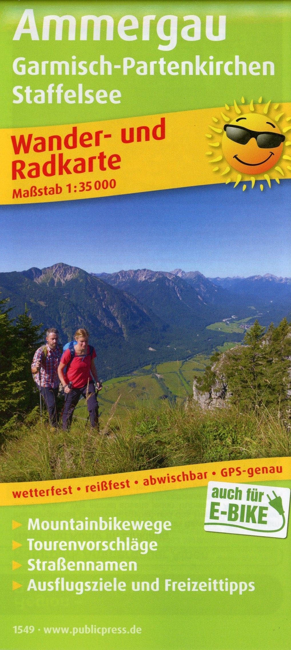 Ammergau, Garmisch-Partenkirchen, Staffelsee 1:35 000 Leisure, Home & Garden
