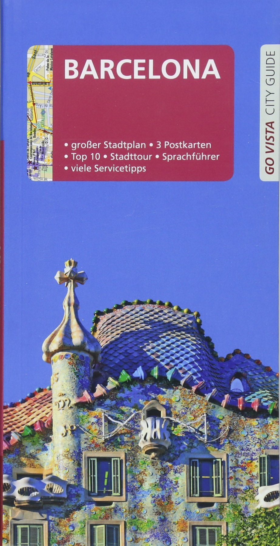GO VISTA: Reiseführer Barcelona: Mit Faltkarte und 3 Postkarten Leisure, Home & Garden