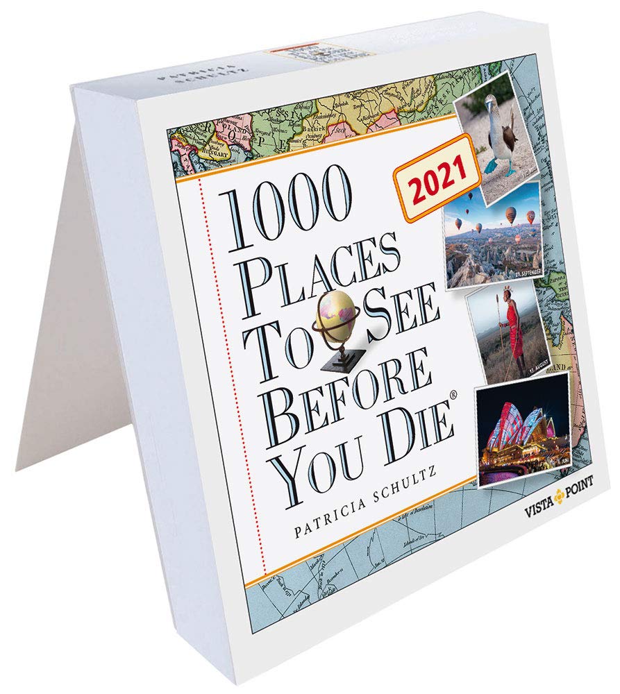 Tageskalender 2021 – 1000 Places To See Before You Die: In 365 Tagen um die Welt Leisure, Home & Garden