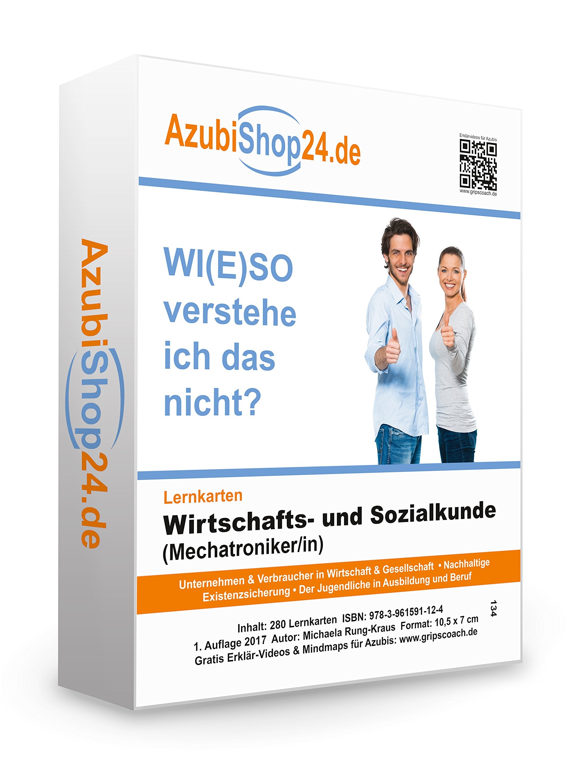 Lernkarten Wiso Wirtschafts- und Sozialkunde Mechatroniker: Prüfungsvorbereitung auf die Abschlussprüfung Business, Finance & Career