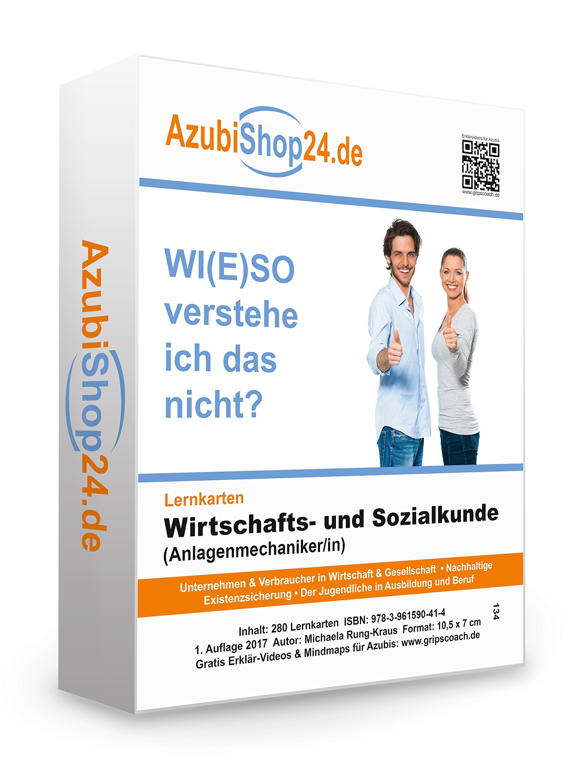 Lernkarten Wirtschafts- und Sozialkunde Anlagenmechaniker Prüfungsvorbereitung Wiso Prüfung book