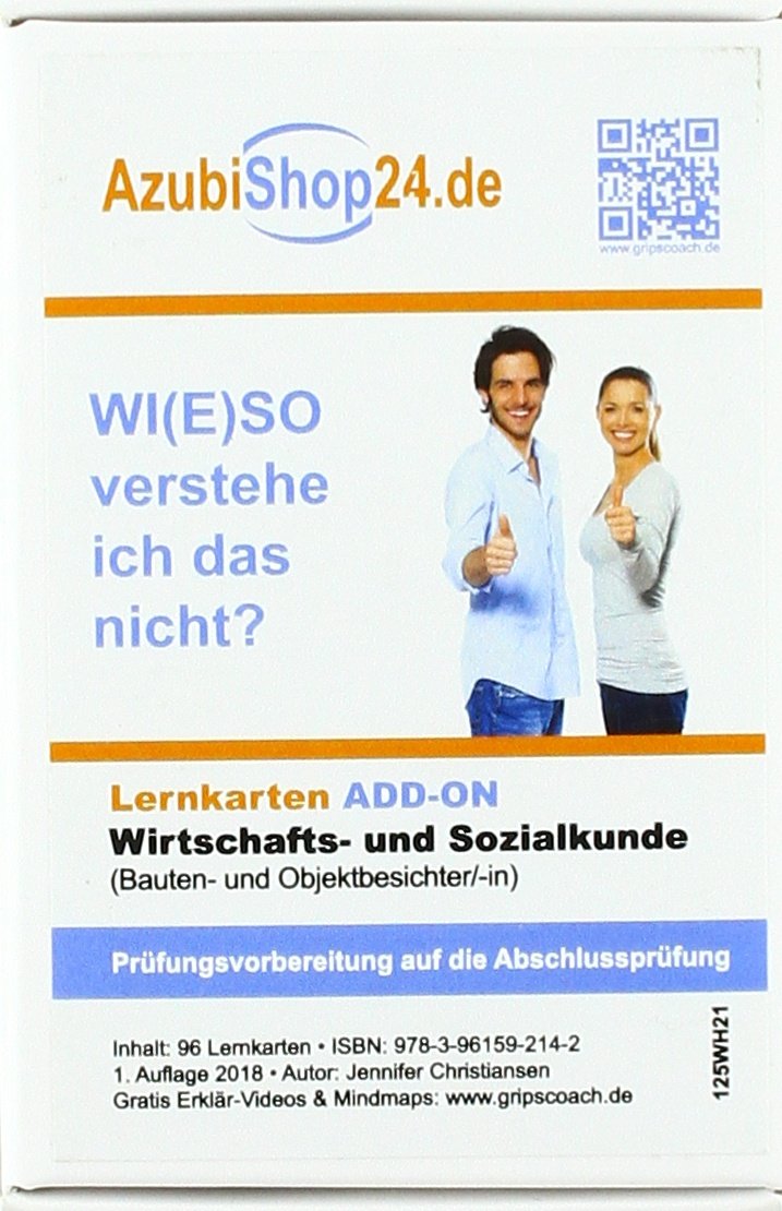 Lernkarten Wirtschafts- und Sozialkunde Fliesen-, Platten und Mosaikleger/-in Prüfungsvorbereitung Wiso Prüfung Study Guides