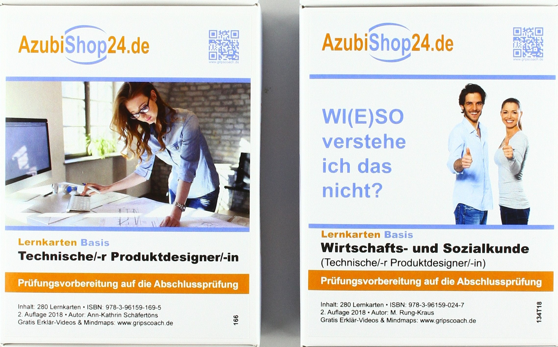 Kombi-Paket Technischer Produktdesigner Lernkarten: Erfolgreiche Prüfungsvorbereitung auf die Abschlussprüfung Business, Finance & Career