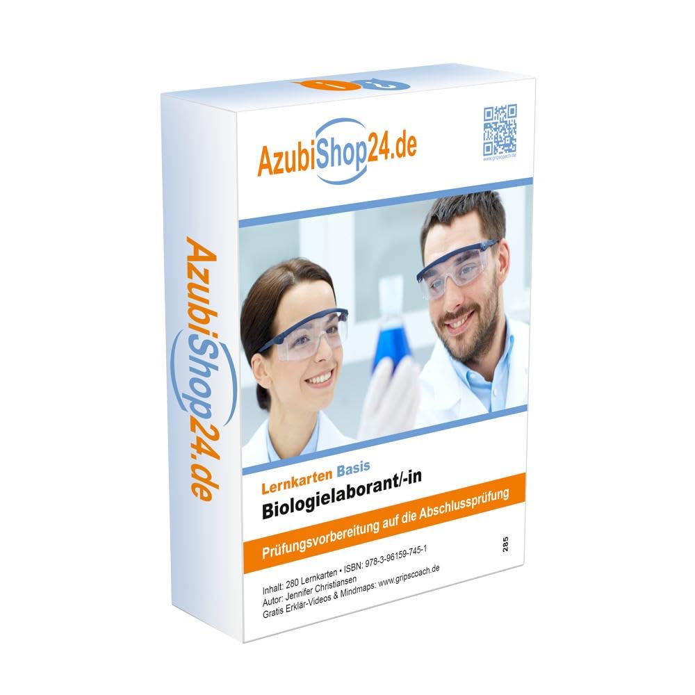 Lernkarten Biologielaborant: Prüfungsvorbereitung Study Guides