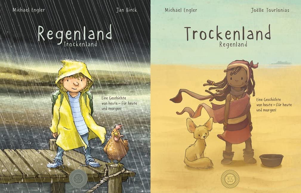 Regenland + Trockenland - Ein Wendebuch: Zwei Geschichten von heute - für heute und morgen!: Ein Wendebuch - 2 Bücher in einem Contemporary literature