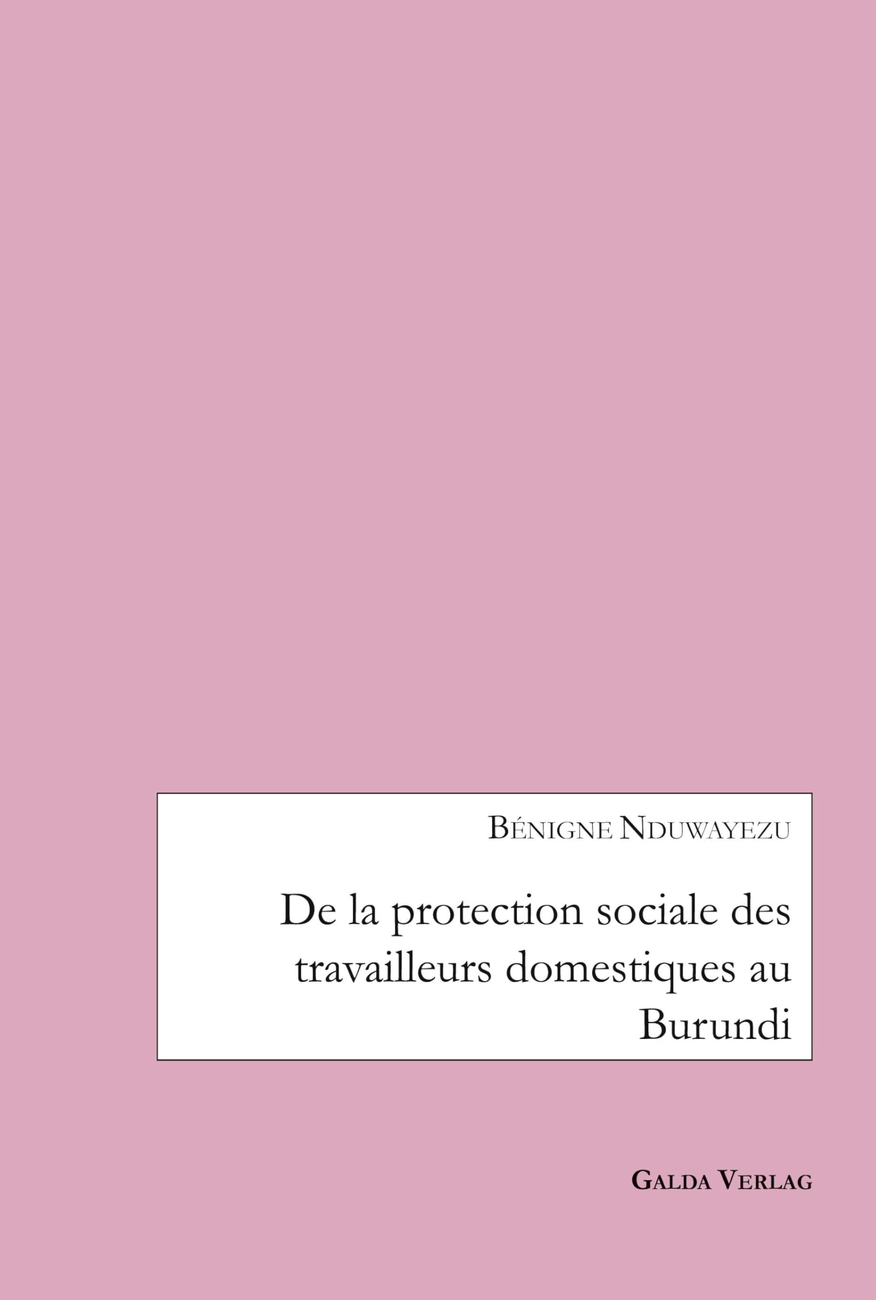 De la protection sociale des travailleurs domestiques au Burundi Law