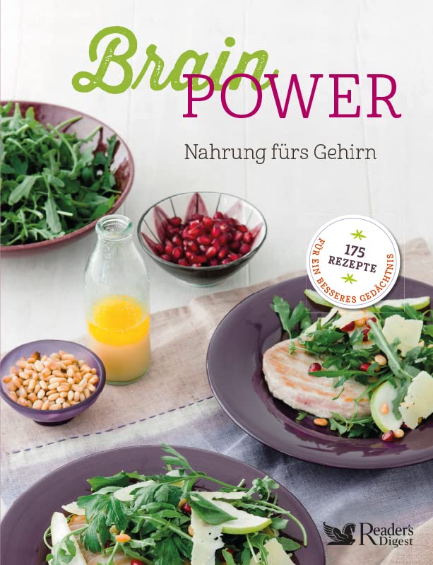 Brainpower - Nahrung fürs Gehirn: Konzentration steigern, Demenz vorbeugen, Gehirnleistung steigern durch gesunde Ernährung. Mineralstoffe, Glykämischer Index, Vitame, Brainfood & Co. Leisure, Home & Garden
