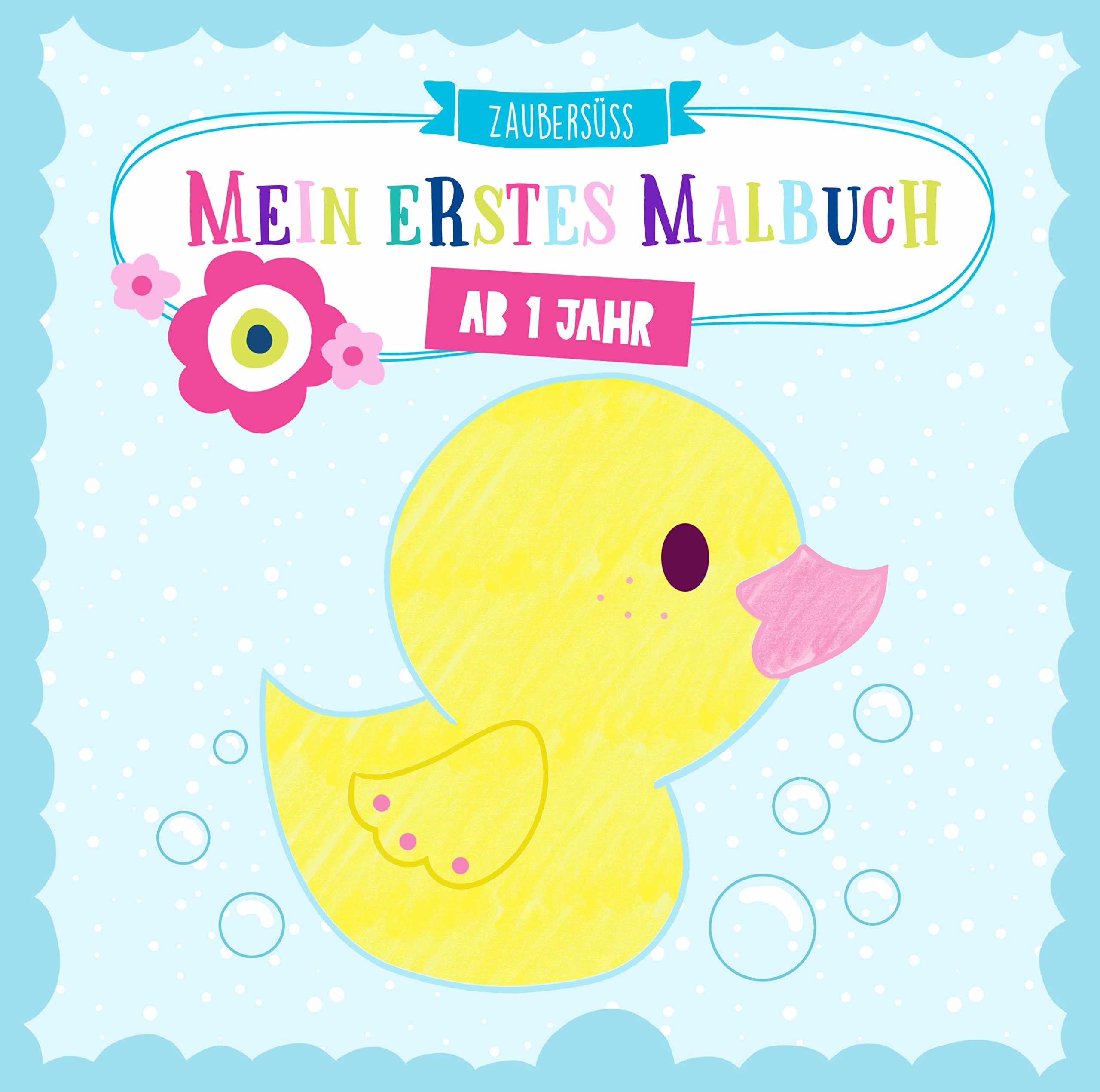 Mein erstes Malbuch ab 1 Jahr: Ausmalen und kritzeln der ersten Wörter für Mädchen und Jungen mit Tieren, Fahrzeugen sowie Sonne, Mond und Sternen: ... Fahrzeugen sowie Sonne, Mond und Sternen Lifestyle