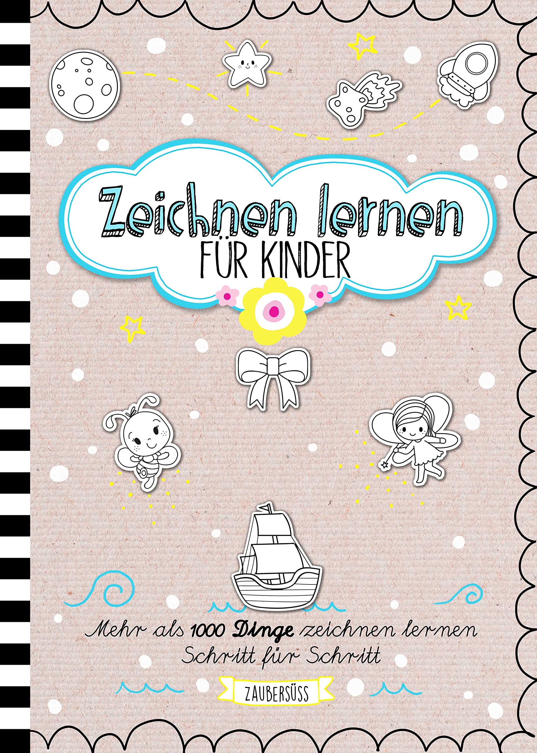 Zeichnen lernen für Kinder - Mehr als 1000 Dinge zeichnen Schritt für Schritt: Einfach Menschen, Tiere und Fahrzeuge malen lernen: Mädchen und Jungen ab 6 - 12 Jahre Contemporary literature Books