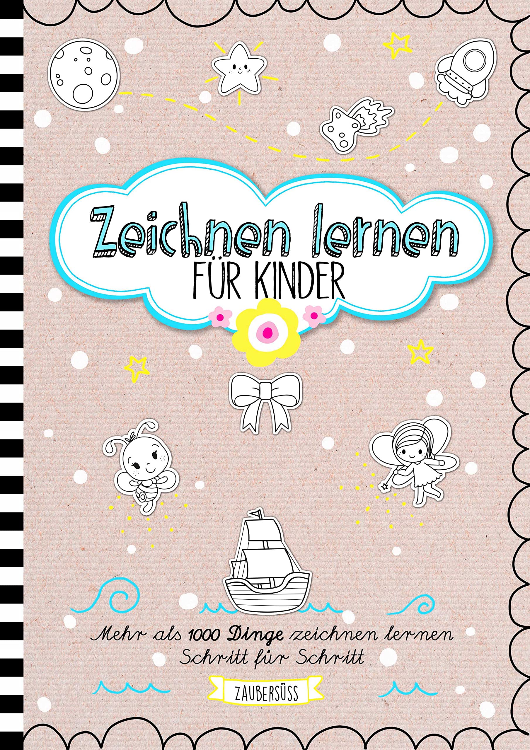 Zeichnen lernen für Kinder - Mehr als 1000 Dinge zeichnen Schritt für Schritt: Einfach Menschen, Tiere und Fahrzeuge malen lernen: Mädchen und Jungen ab 6 - 12 Jahre Contemporary literature Books