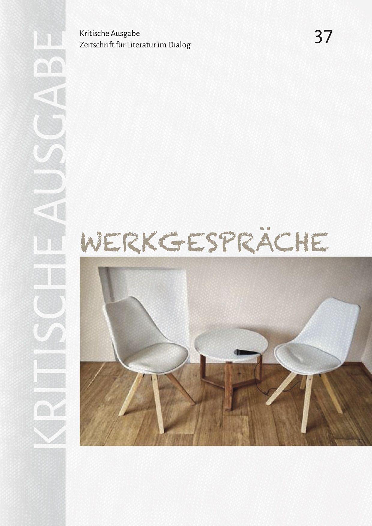 Kritische Ausgabe: Werkgespräche (Kritische Ausgabe: Zeitschrift für Literatur im Dialog) Books
