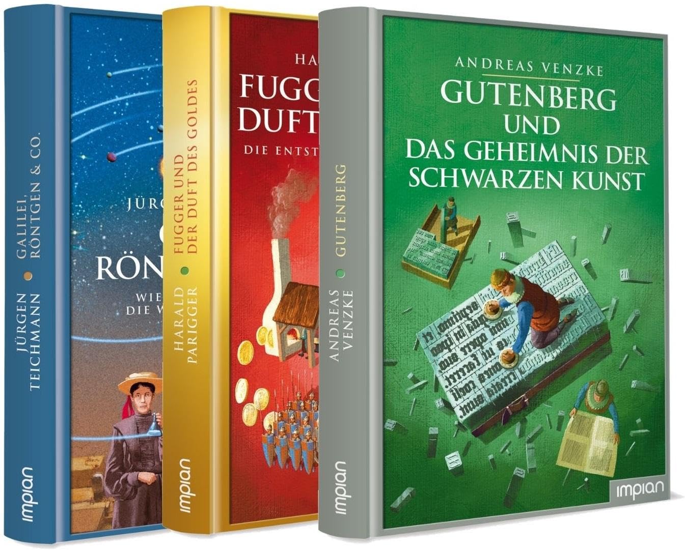 Die Neuzeit im Paket: Galilei, Röntgen & Co. | Fugger und der Duft des Goldes | Gutenberg und das Geheimnis der schwarzen Kunst General education