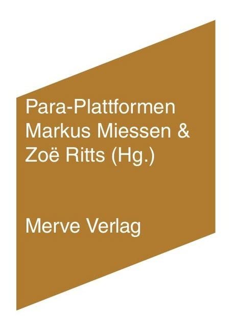 Para-Plattformen: Die Raumpolitik des Rechtspopulismus (IMD) Books