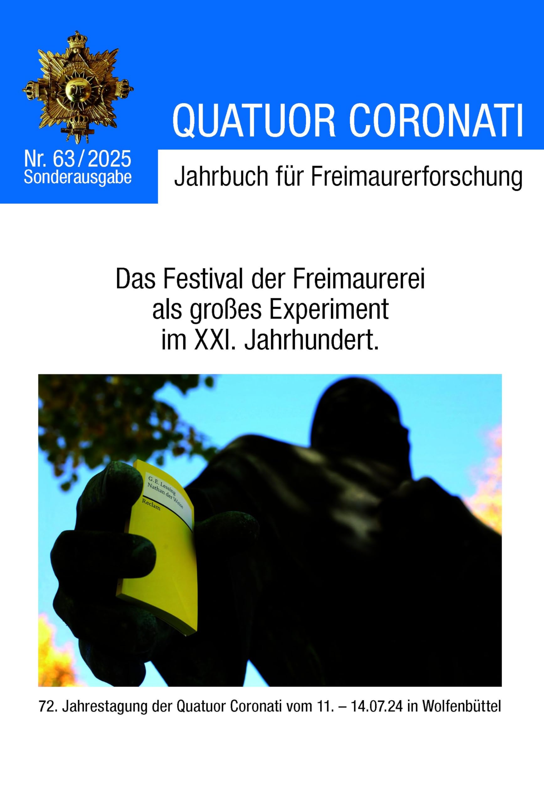 Quatuor Coronati Jahrbuch für Freimaurerforschung Nr. 63/2025 Books