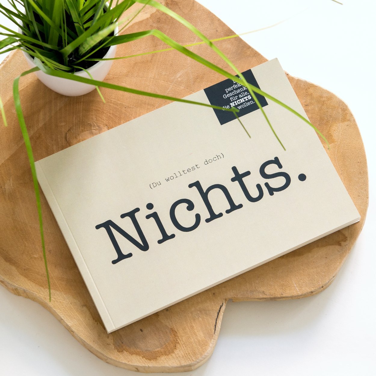 Du wolltest doch NICHTS. ODER? - Das perfekte Geschenk für alle, die nichts wollen! Das GAG-Geschenk für jeden Anlass für Familie, Freunde, Arbeitskollegen, Nachbarn - Rundfux Books