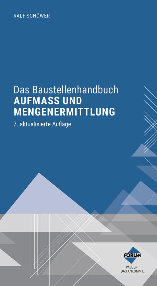 Product Image: Das Baustellenhandbuch Aufmaß und Mengenermittlung