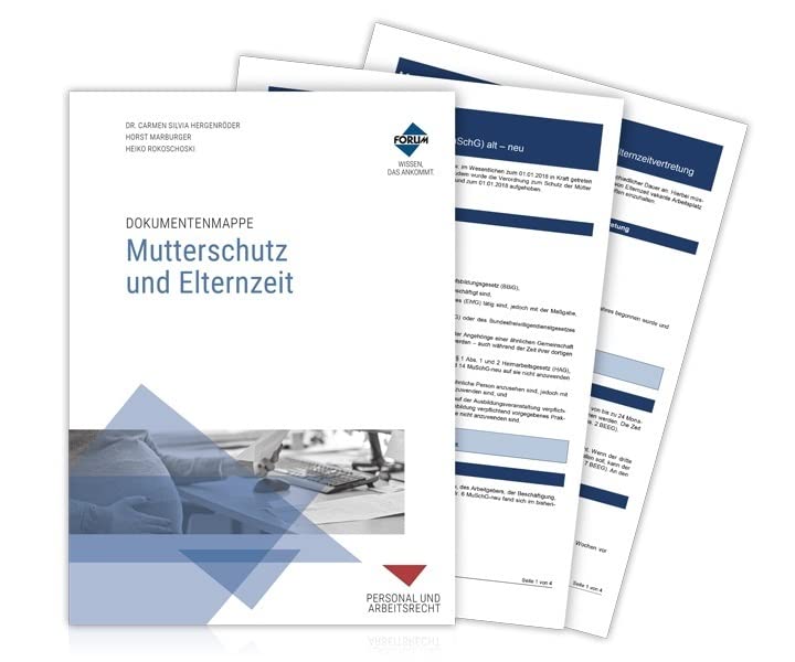 Dokumentenmappe Mutterschutz und Elternzeit: Printausgabe Law