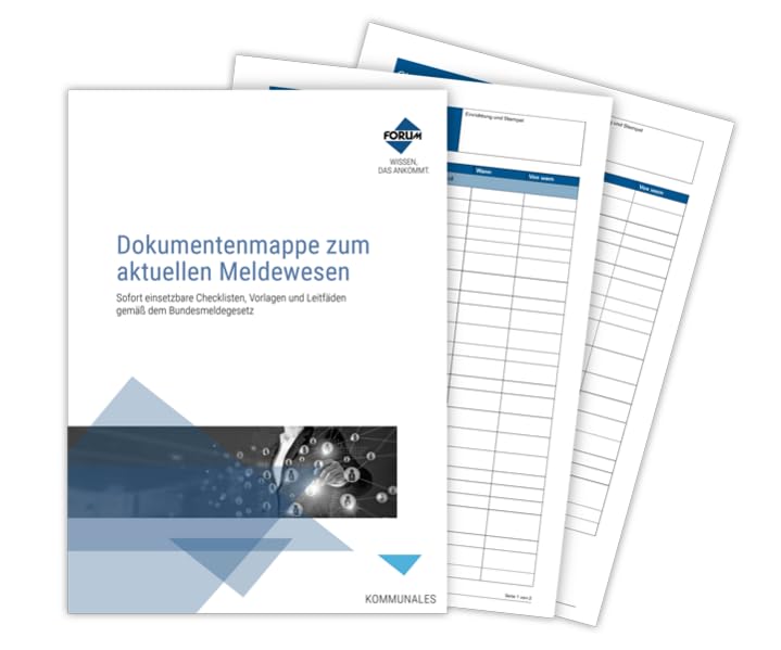 Dokumentenmappe zum aktuellen Meldewesen: Printausgabe Law