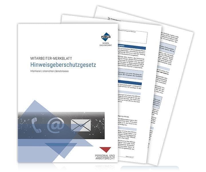 Mitarbeitermerkblatt Kinderschutz Law