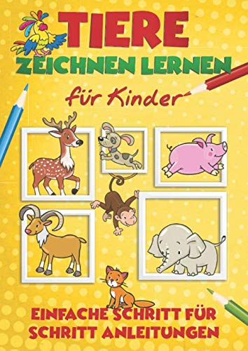 Tiere zeichnen lernen für Kinder: Einfache Schritt für Schritt Anleitungen Film, Art & Culture