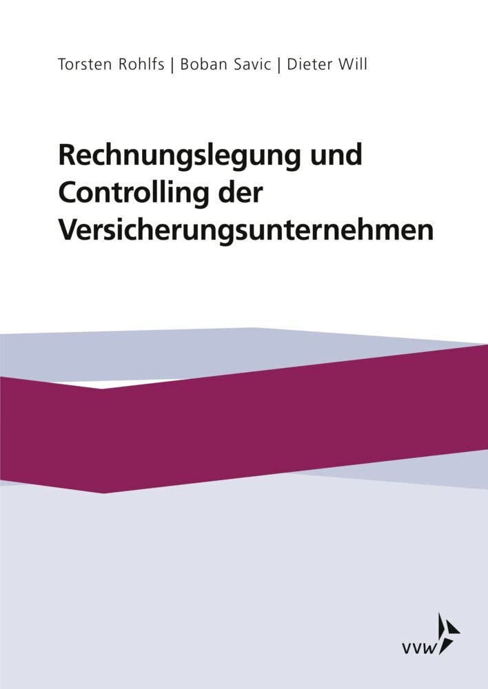 Rechnungslegung und Controlling der Versicherungsunternehmen Law