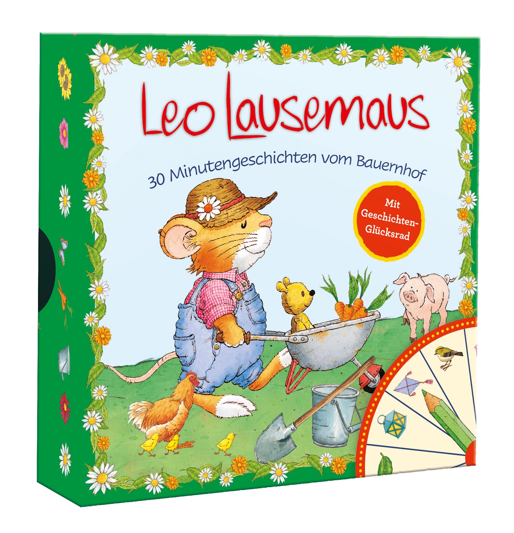 Leo Lausemaus - 30 Minutengeschichten vom Bauernhof: Geschichtenbox mit Glücksrad Vorlesegeschichten für Kinder ab 3 Jahre Novels & Short Stories