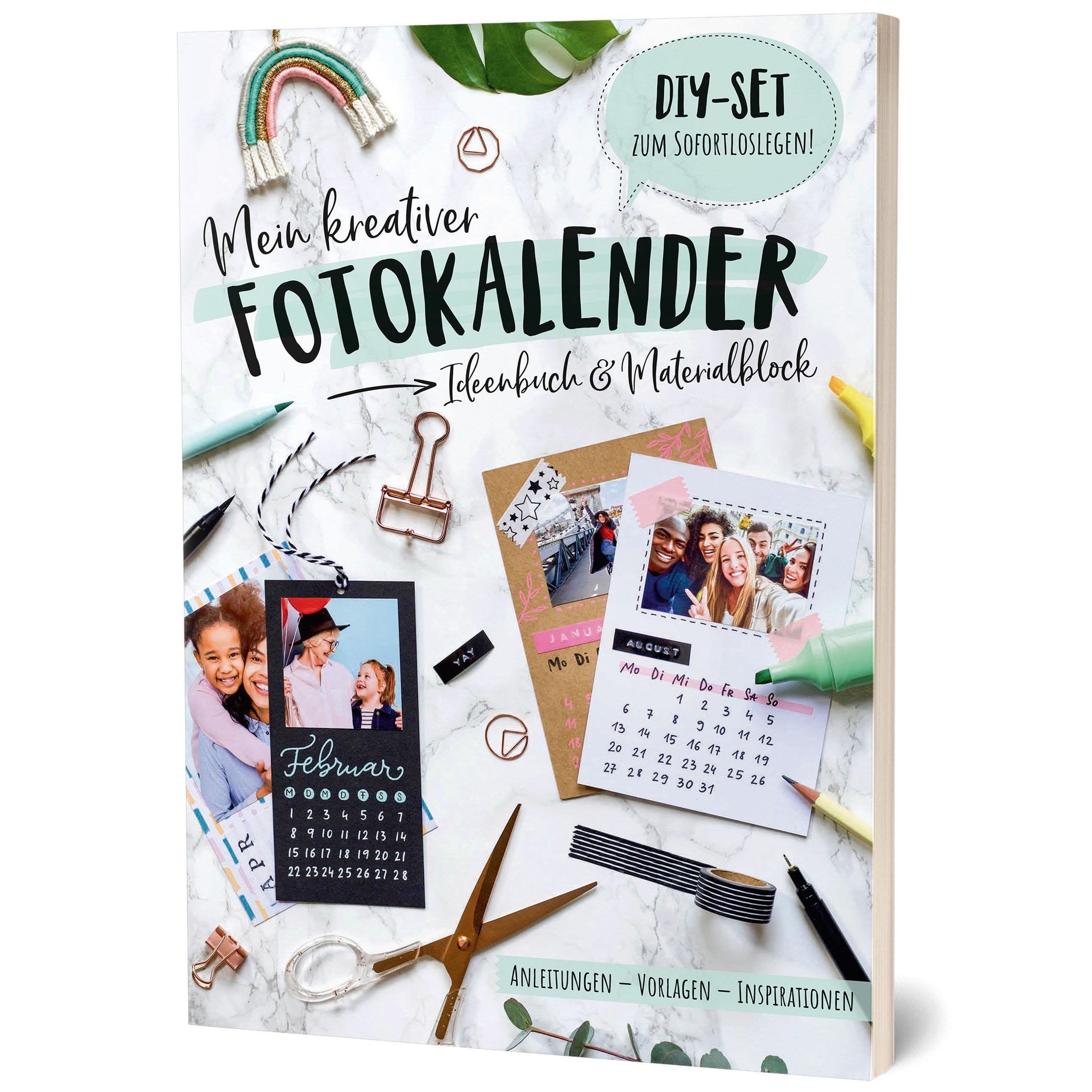Mein kreativer Fotokalender - Ideenbuch & Materialblock Hobbies & Crafts