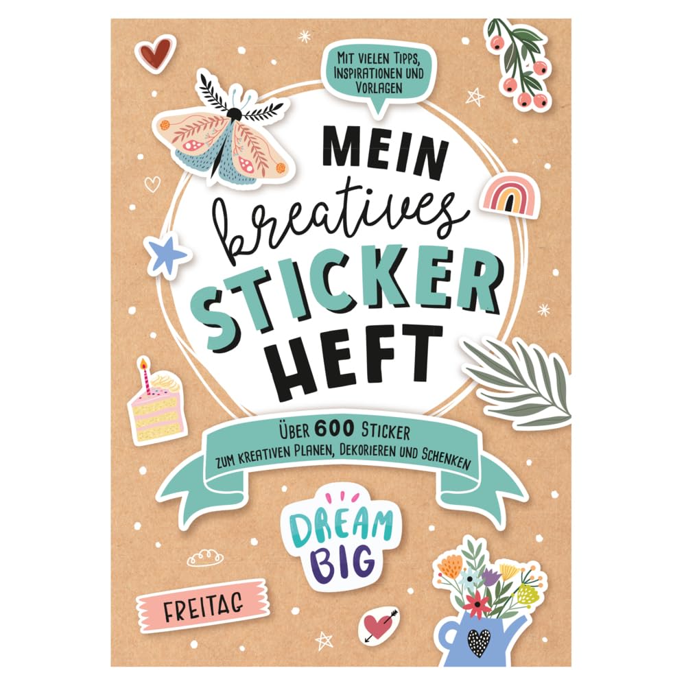 Mein kreatives Stickerheft: über 600 Sticker zum kreativen Planen, Dekorieren und Schenken; mit Inspirationen, Anleitungen und Tipps Film, Art & Culture