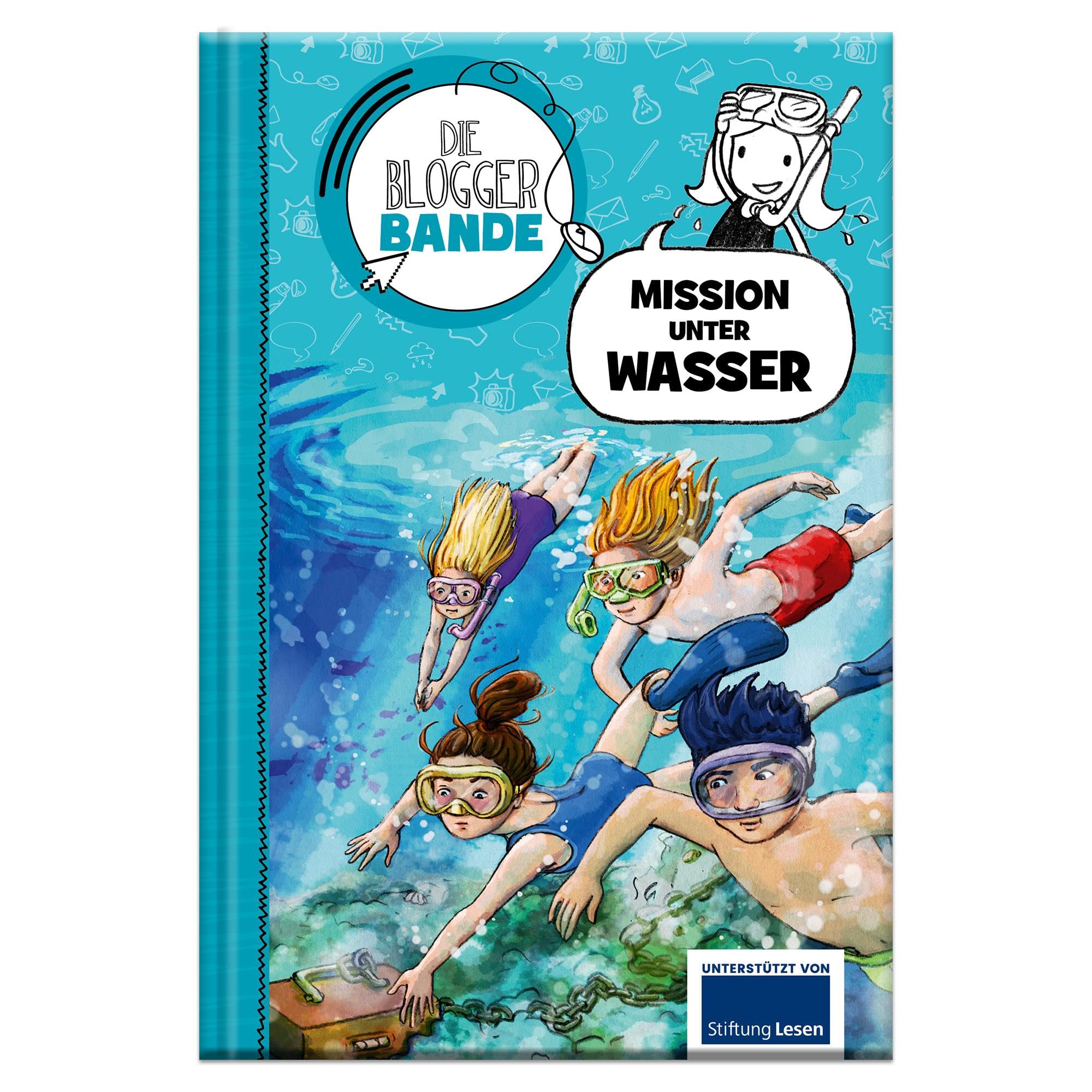 Die Bloggerbande: Mission unter Wasser: Detektiv Comic-Roman für Kinder ab 7 Parents & Children