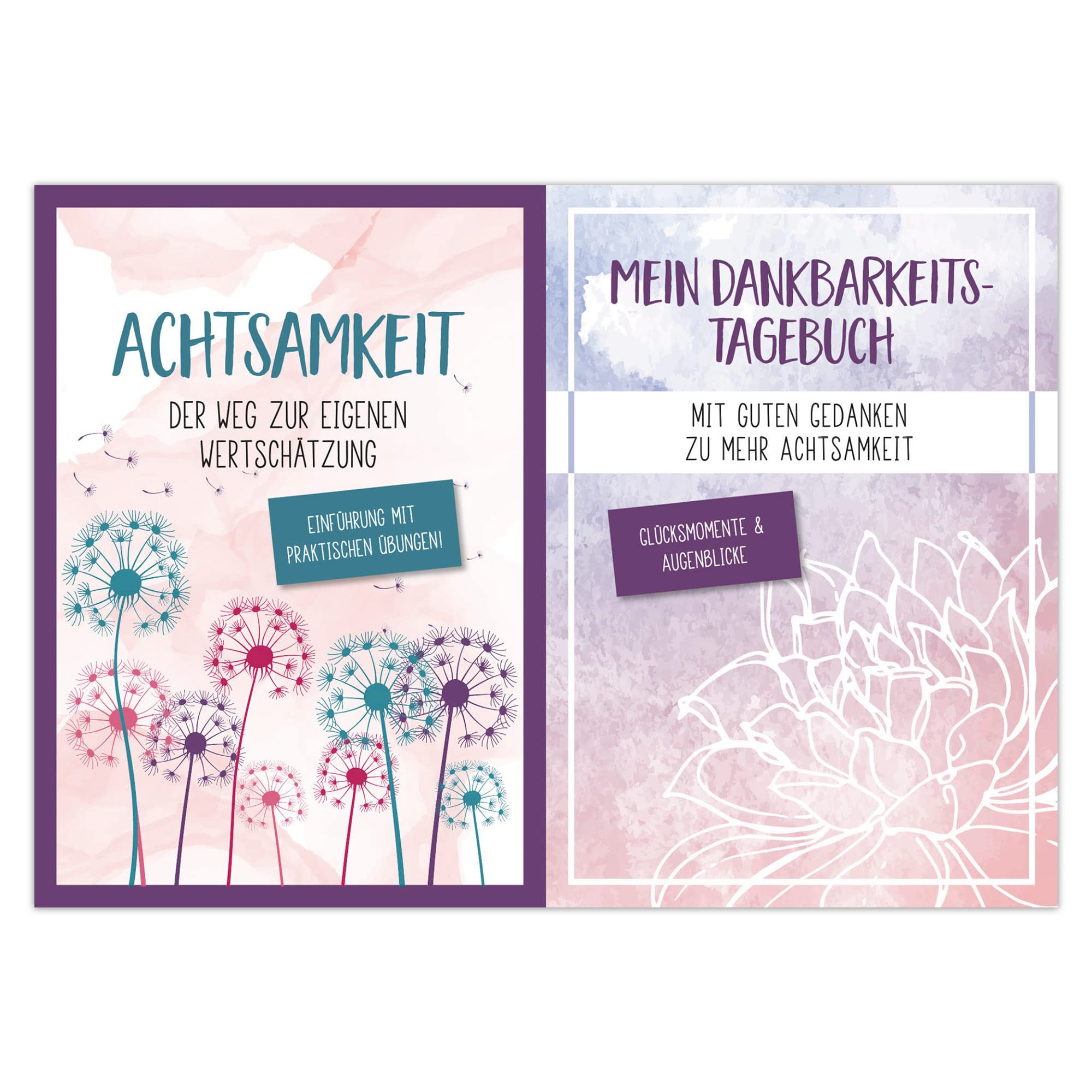 Achtsamkeit Der Weg zur eigenen Wertschätzung + Mein Dankbarkeits-Tagebuch: Set aus Übungsbuch und Tagebuch für mehr Achtsamkeit Medicine