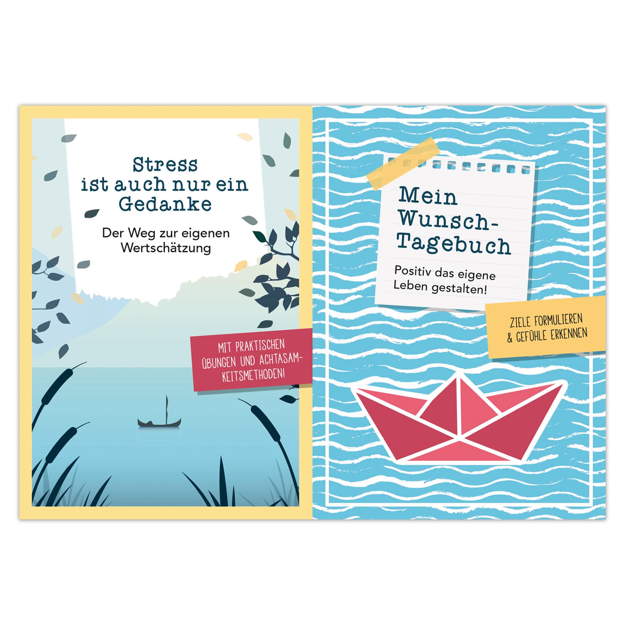 Stress ist auch nur ein Gedanke + Mein Wunsch-Tagebuch: Set aus Übungsbuch und Wunschtagebuch für mehr Ruhe und Gelassenheit Medicine