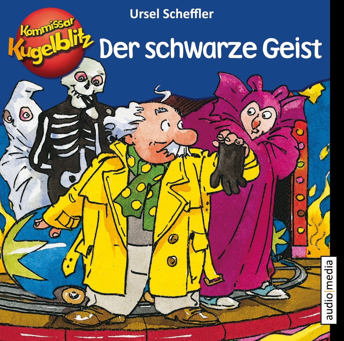 Kommissar Kugelblitz – Der schwarze Geist: CD Standard Audio Format, Lesung. Gekürzte Ausgabe Novels & Short Stories