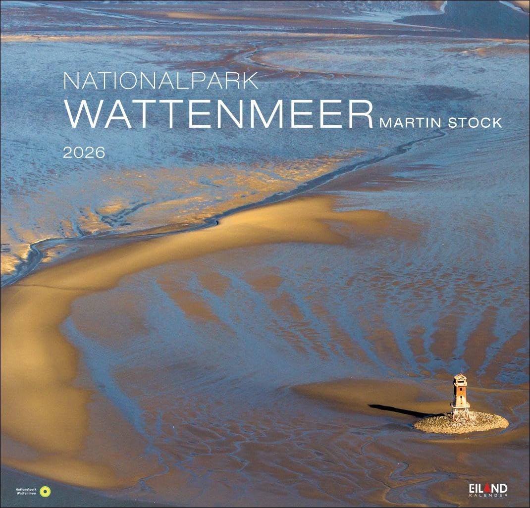 Nationalpark Wattenmeer Edition Kalender 2026 - Martin Stock: Großer Foto-Wandkalender. Landschaften-Kalender 2026 mit atemberaubenden Fotos vom Wattenmeer. 48 x 46 cm Querformat. Leisure, Home & Garden