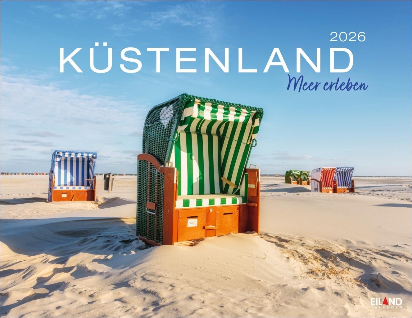 Küstenland Kalender 2026 - Meer erleben: Großer Foto-Wandkalender. Landschaften-Kalender 2026 mit atemberaubenden Fotos der Ostsee- und Nordseeküste. 44 x 34 cm Querformat. Leisure, Home & Garden