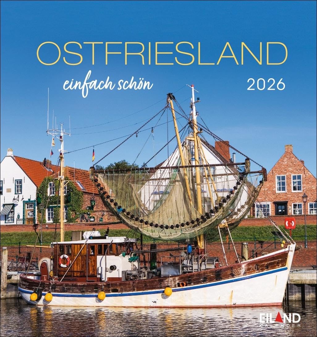 Ostfriesland Postkartenkalender 2026 - einfach schön: Schafe, Leuchttürme und Meer: Urlaubsfeeling in einem kleinen Kalender zum Aufstellen. ... 12 Postkarten. (Postkartenkalender Eiland) Leisure, Home & Garden