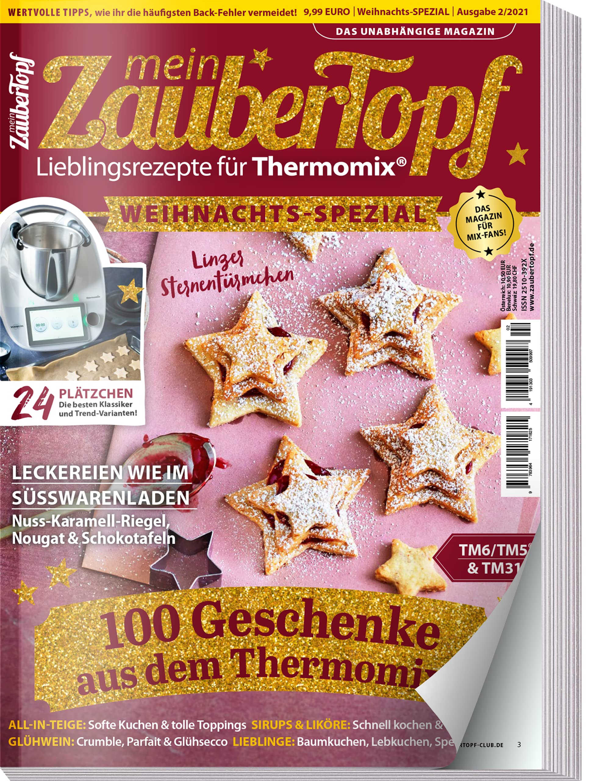 mein Zaubertopf Weihnachts Spezial 02/2021 - Rezepte für den Thermomix ® zu Weihnachten TM5® TM31 TM6: 100 Geschenke aus dem Thermomix ® Cooking & Enjoying