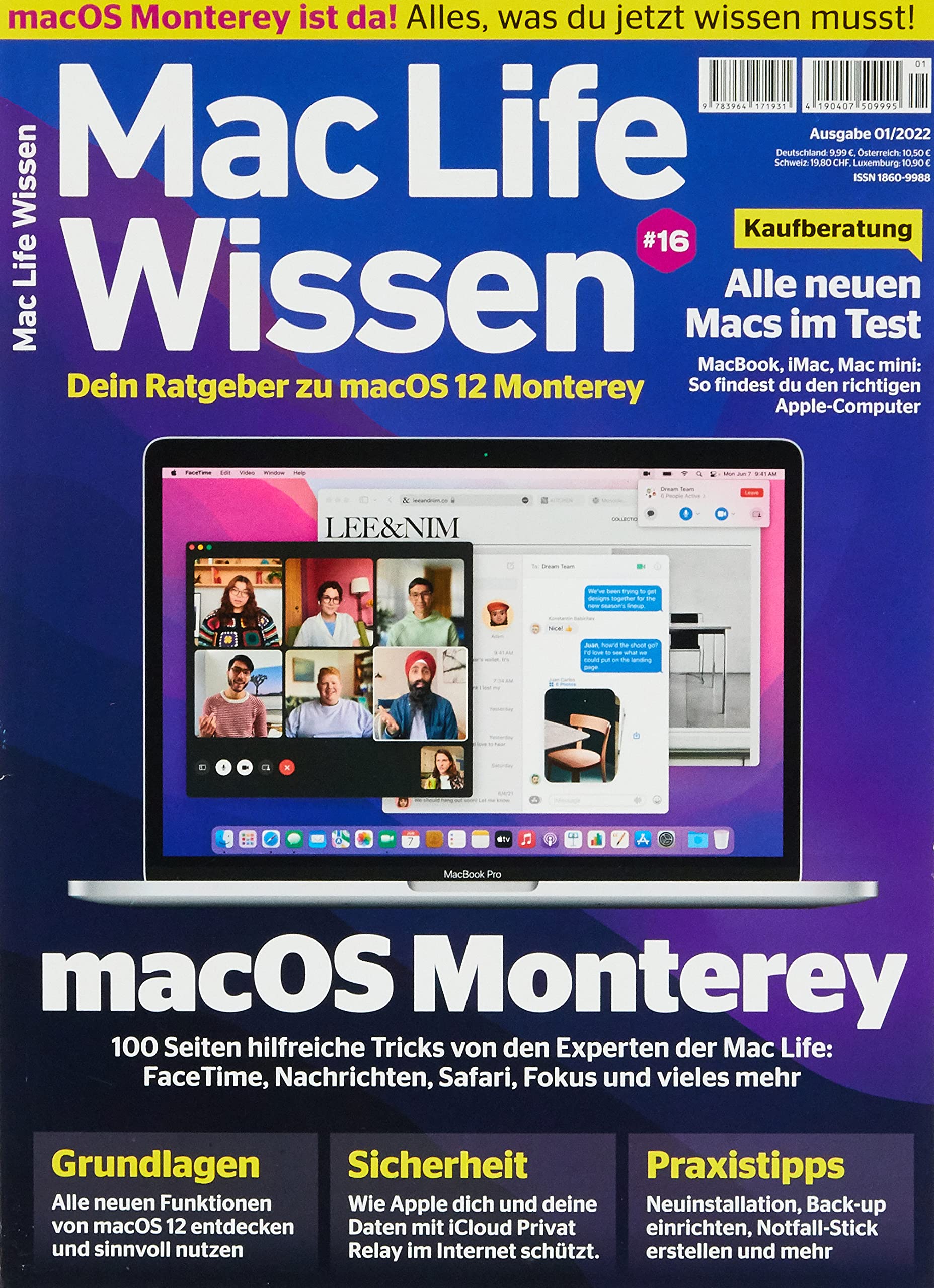 Mac Life Wissen 2022 - macOS Monterey - Mac - Iphone - Ipad - Apple Betriebssystem book