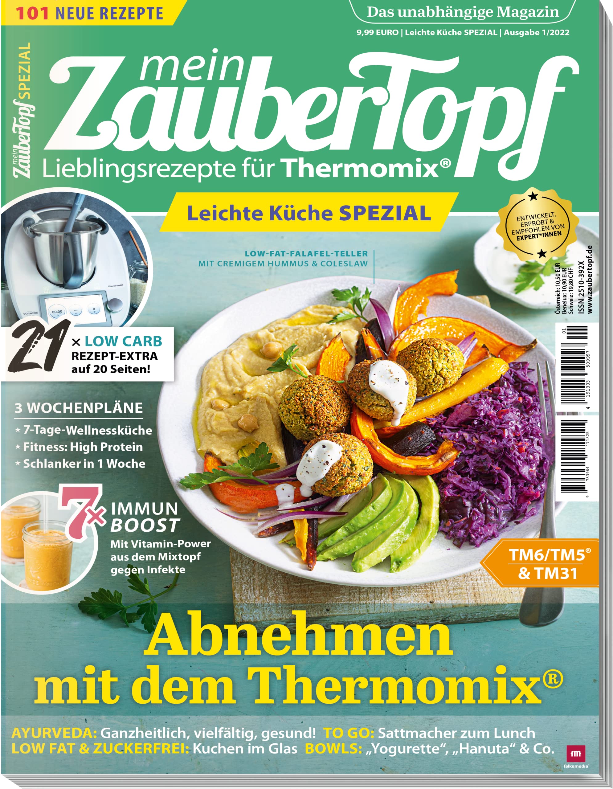 mein ZauberTopf - Leichte Küche SPEZIAL 2022- Low Carb & Low Fat - Abnehmen mit dem Thermomix® TM5® TM31 TM6 Books
