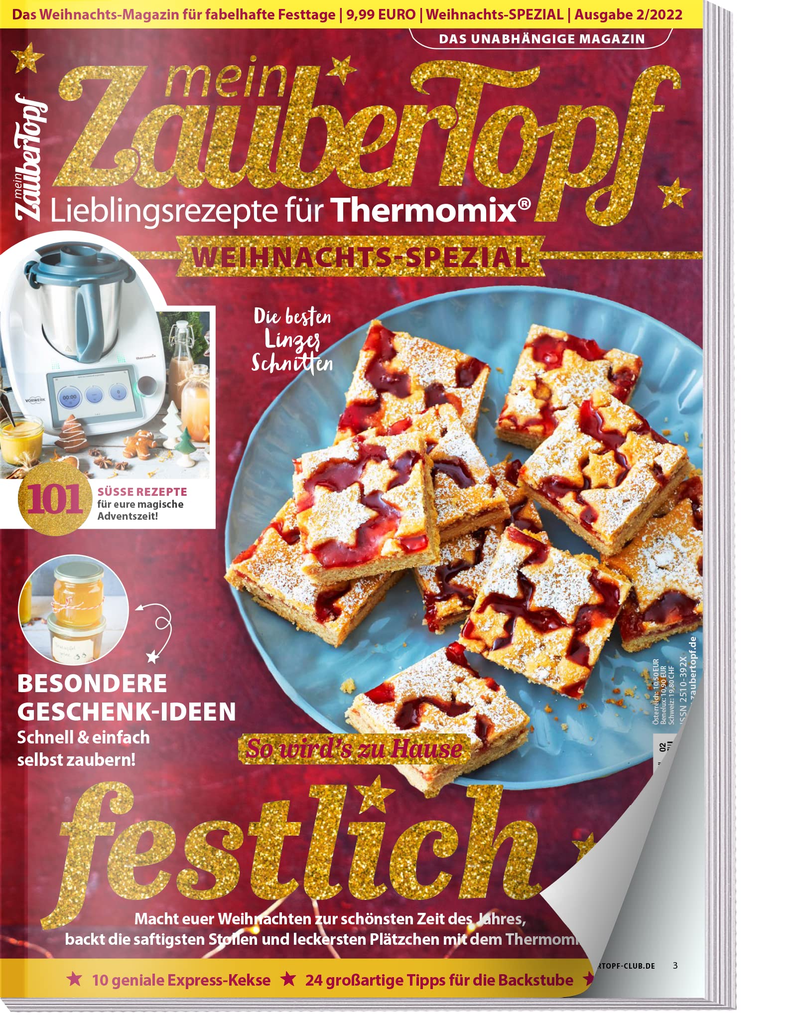 mein Zaubertopf Weihnachts Spezial 02/2022 - Rezepte für den Thermomix ® zu Weihnachten TM5® TM31 TM6: 101 süße Rezepte und Geschenk Ideen aus dem Thermomix ® Cooking & Enjoying