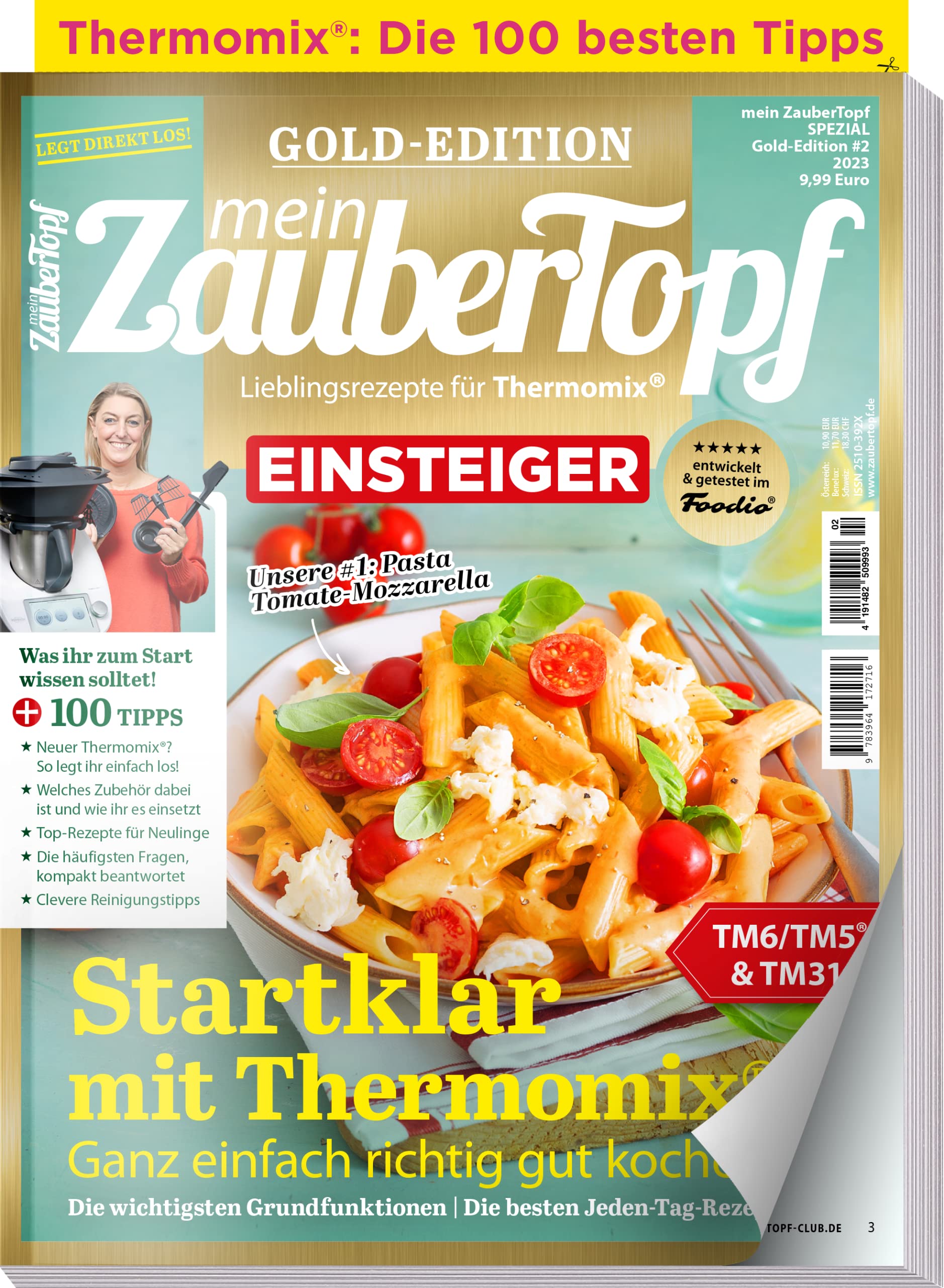 Mein Zaubertopf Gold Edition 2/23 - Startklar mit dem Thermomix ® - 100 Tipps für EINSTEIGER - Rezepte für den Thermomix ® TM5® TM31 TM6 Books