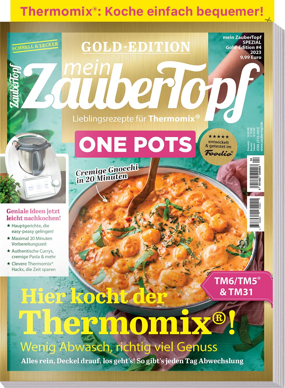 Mein Zaubertopf Gold Edition 04/23 - ONE POTS - Rezepte für den Thermomix ® TM5® TM31 TM6 Books