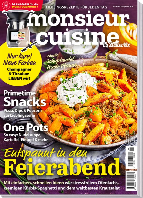 Monsieur Cuisine by Zaubermix 05/24 - Kürbis Küche - Wie von Mutti - Gesundheits-Booster Leisure, Home & Garden
