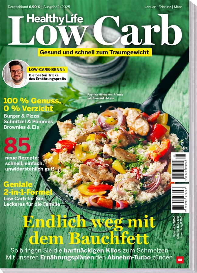 Healthy Life - Low Carb 01/2025 - Gesund ins neue Jahr Books