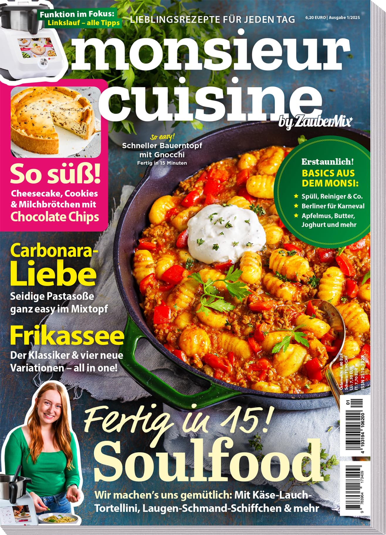 Monsieur Cuisine by Zaubermix - 01/25 - Soulfood -Pasta - Basic´s aus dem Monsi Books