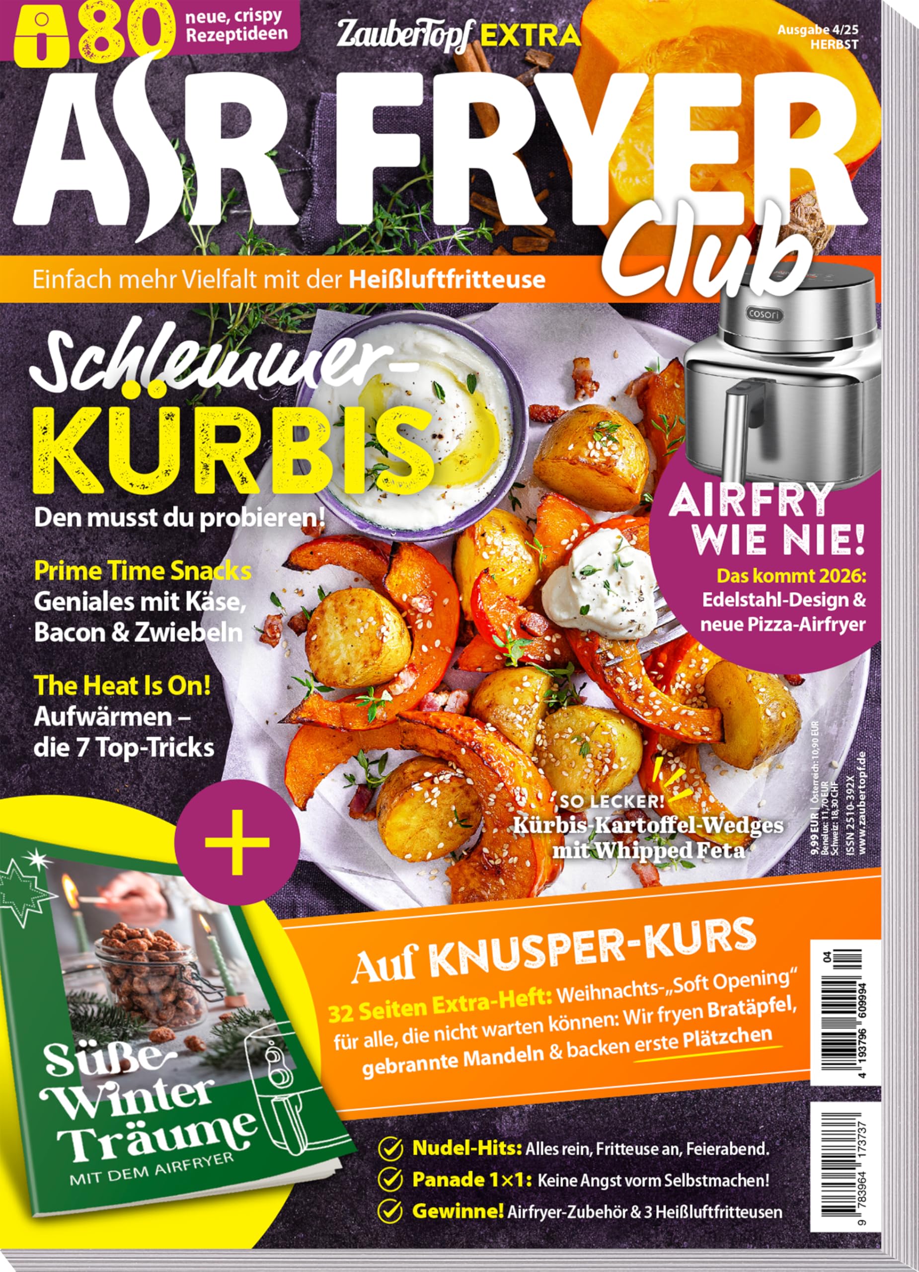 AIR FRYER by Zaubertopf 04/25 - Schlemmer Kürbis - Prime Time Snacks - Süße Winterträume - Vielfalt mit der Heißluftfritteuse Cooking & Enjoying