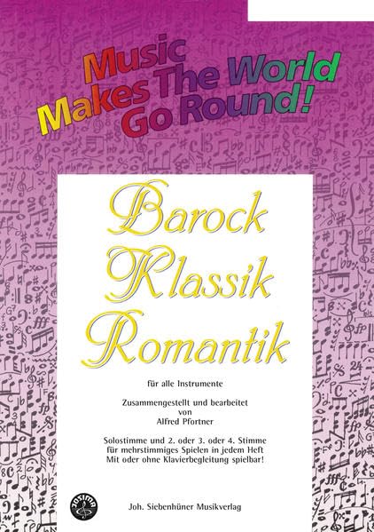 Music Makes the World go Round - Barock/Klassik - Stimme 1+2 in C - Flöte Arts & Music