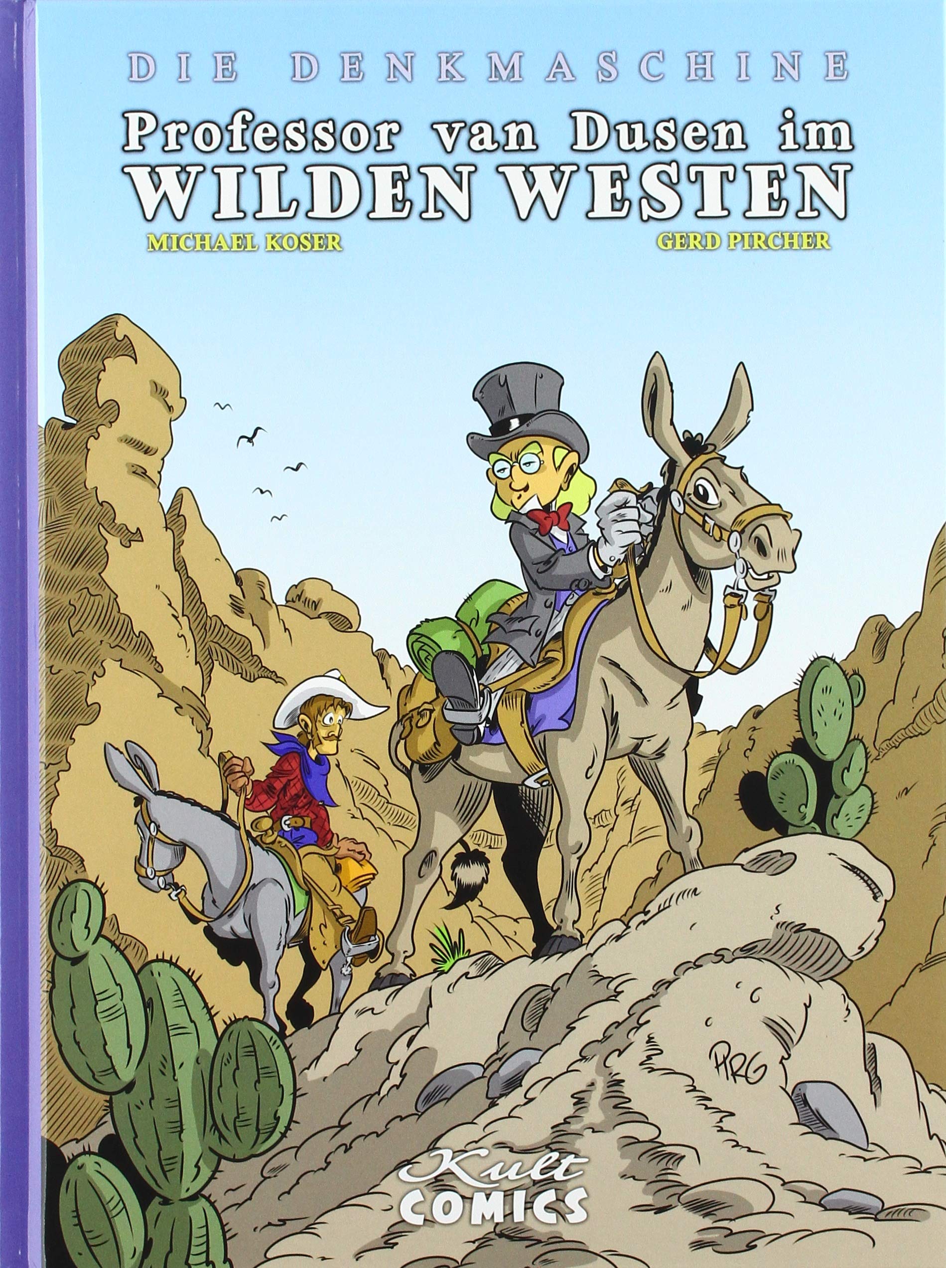 Die Denkmaschine 8: Professors van Dusen im wilden Westen Manga