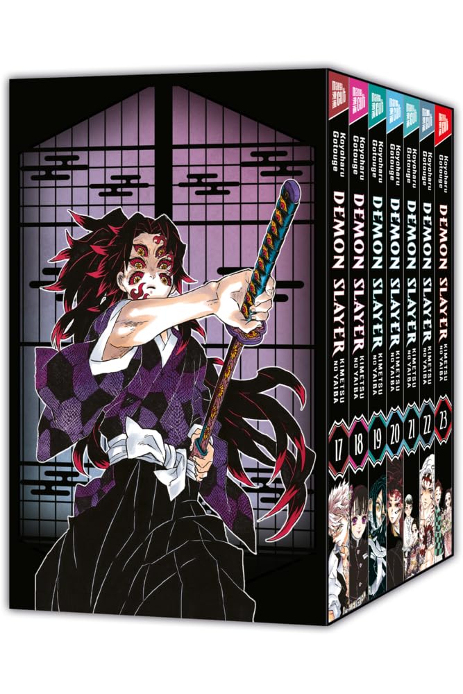 Demon Slayer - Kimetsu no Yaiba - 17-23 mit Sammelschuber Manga