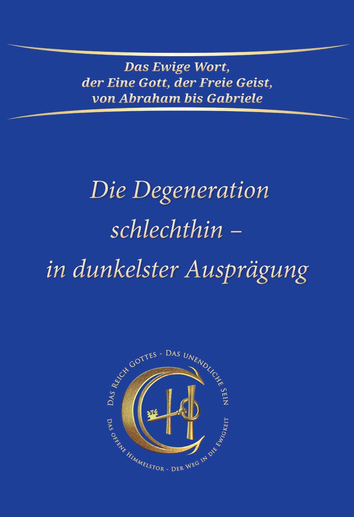 Die Degeneration schlechthin - in dunkelster Ausprägung Lifestyle