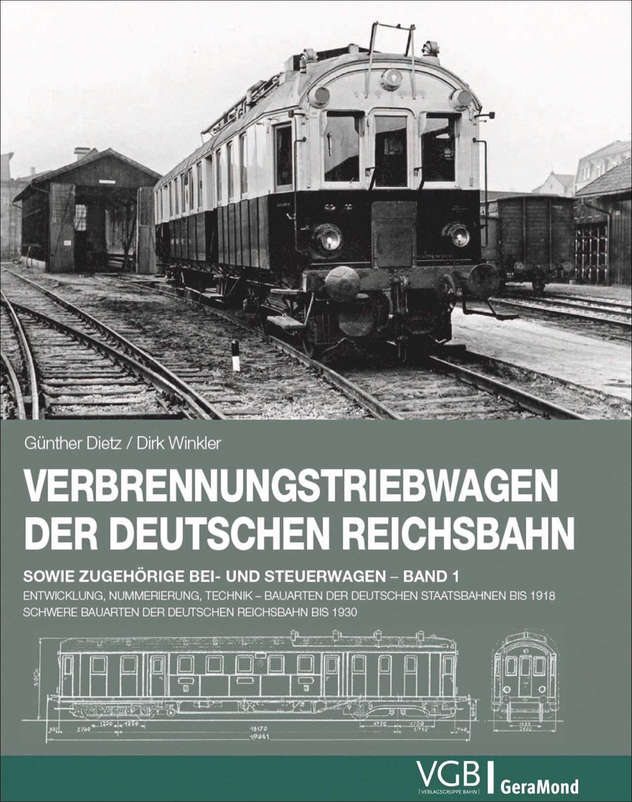 Verbrennungstriebwagen der Deutschen Reichsbahn: Band 1 – Entwicklung, Nummerierung, Technik . Bauarten der deutschen Staatsbahnen bis 1918. Schwere ... Bauarten der Deutschen Reichsbahn bis 1930 Leisure, Home & Garden
